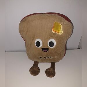 "I'm Toast" Plush 12" Plush Soft Cute Funny  Toast Butter Stuffed Animal
